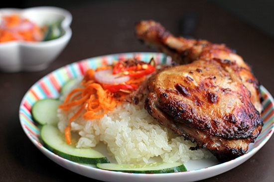 cach lam dui ga nuong mat ong
