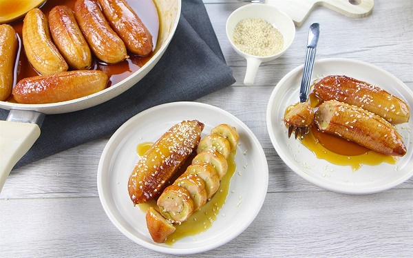 Ngất ngây với chuối ngào đường thốt nốt