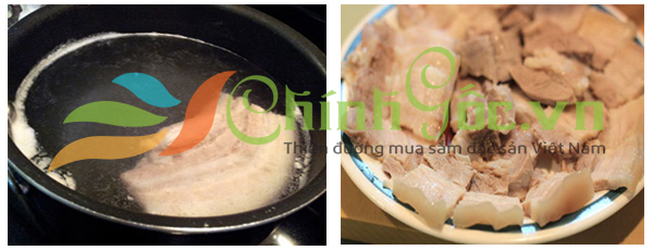 luoc thit và thai thit