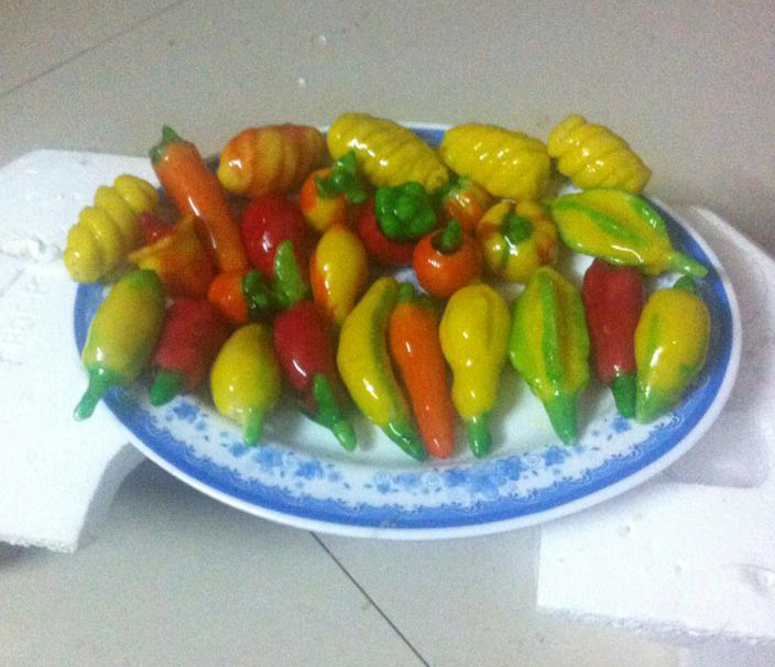 banh dau xanh hoa qua