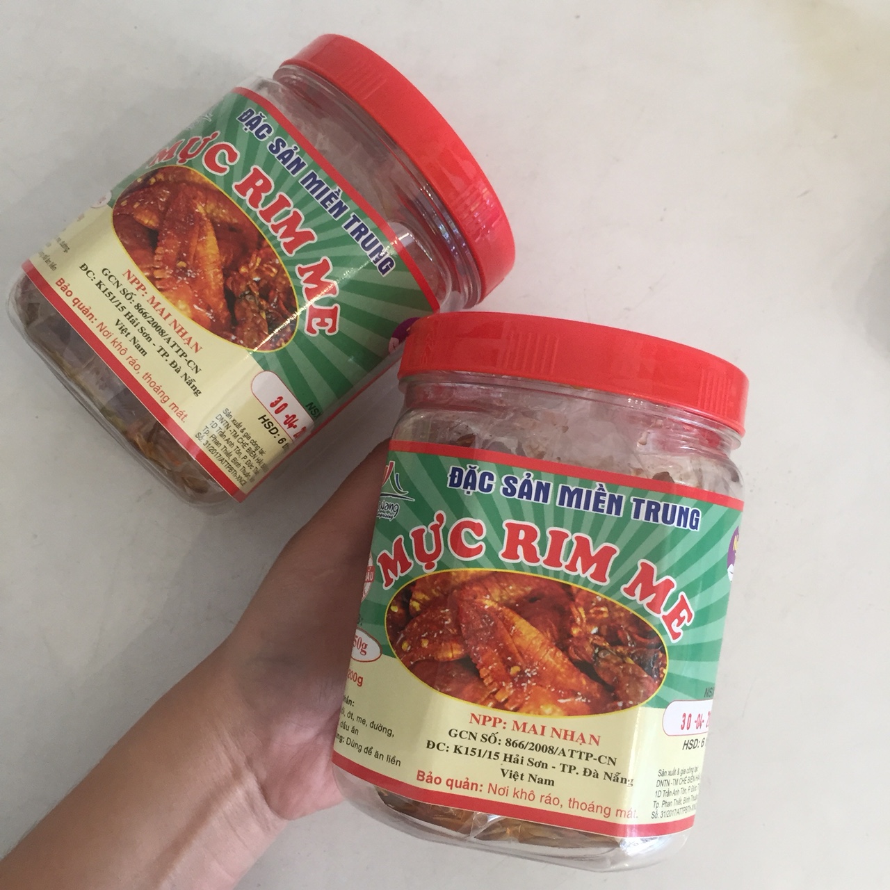 Mực rim me Đà Nẵng