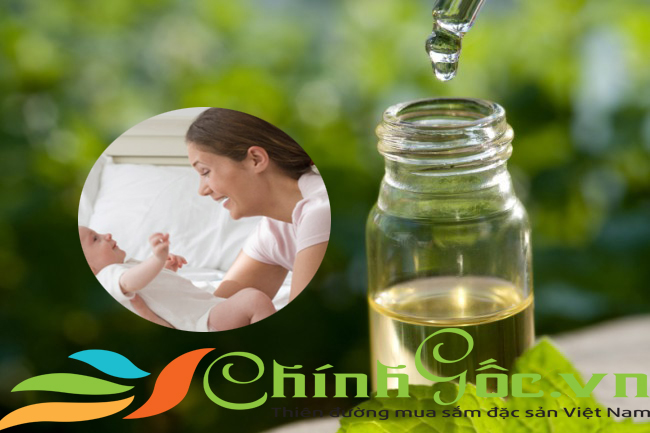 tinh dau tram dung cho tre so sinh tre nho
