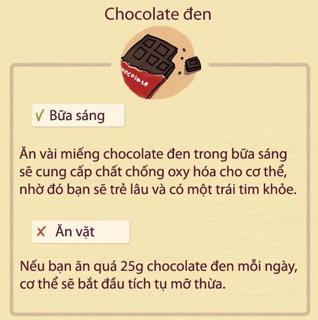 Nên ăn gì và khi nào ?