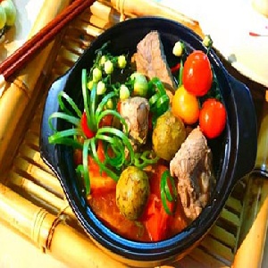 Dịu mát mùa hè cùng món sườn nấu sấu chua