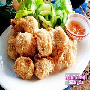Ngon mê mẩn với món đậu hũ nhồi thịt chiên giòn