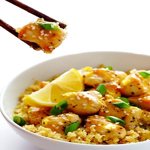 Gà sốt chanh mật ong 