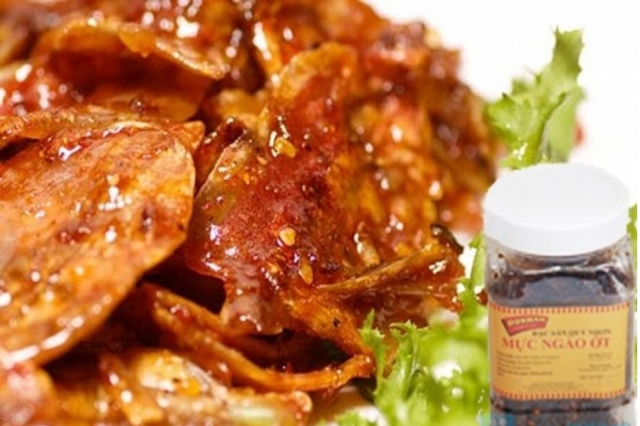 Mực ngào ớt Bình Định