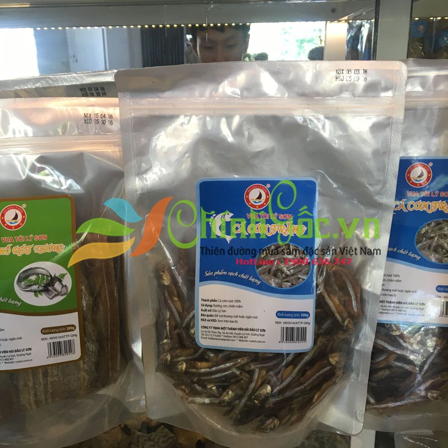 Cá cơm trắng Lý Sơn