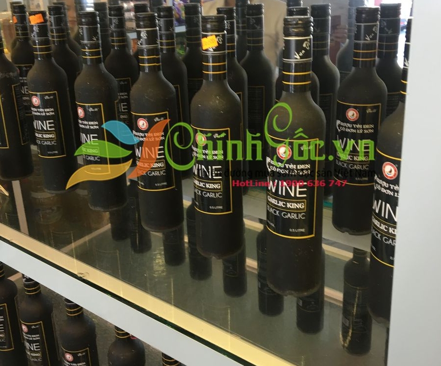Rượu tỏi đen Lý Sơn