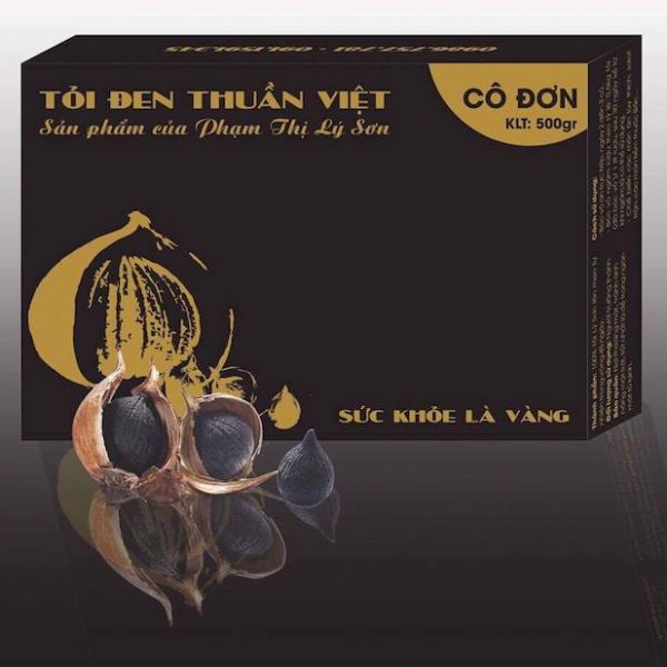 Tỏi đen cô đơn Lý Sơn