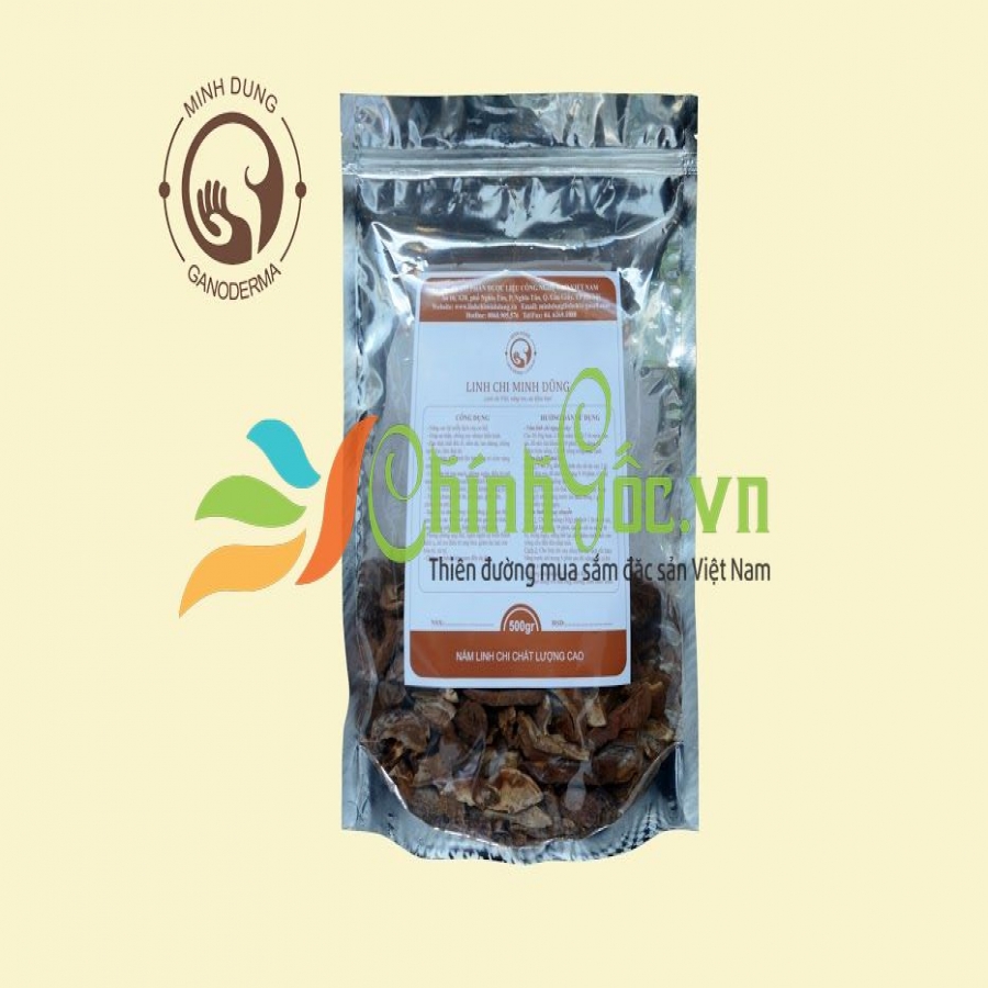 Nấm linh chi thái lát