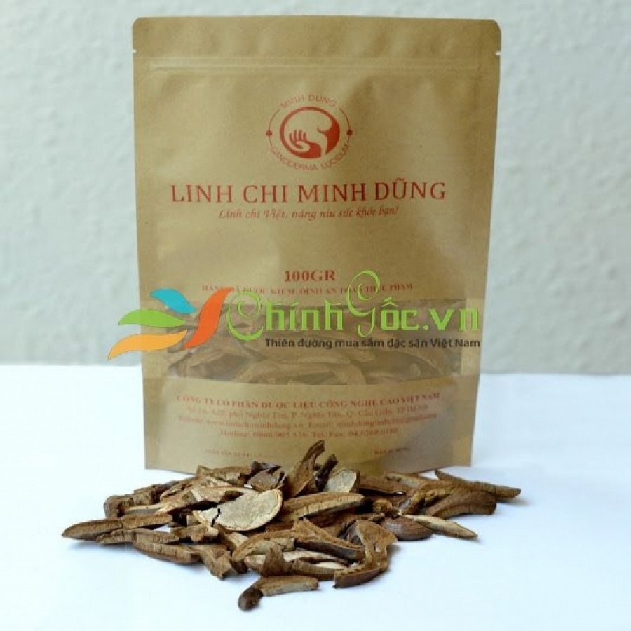 Nấm linh chi thái lát