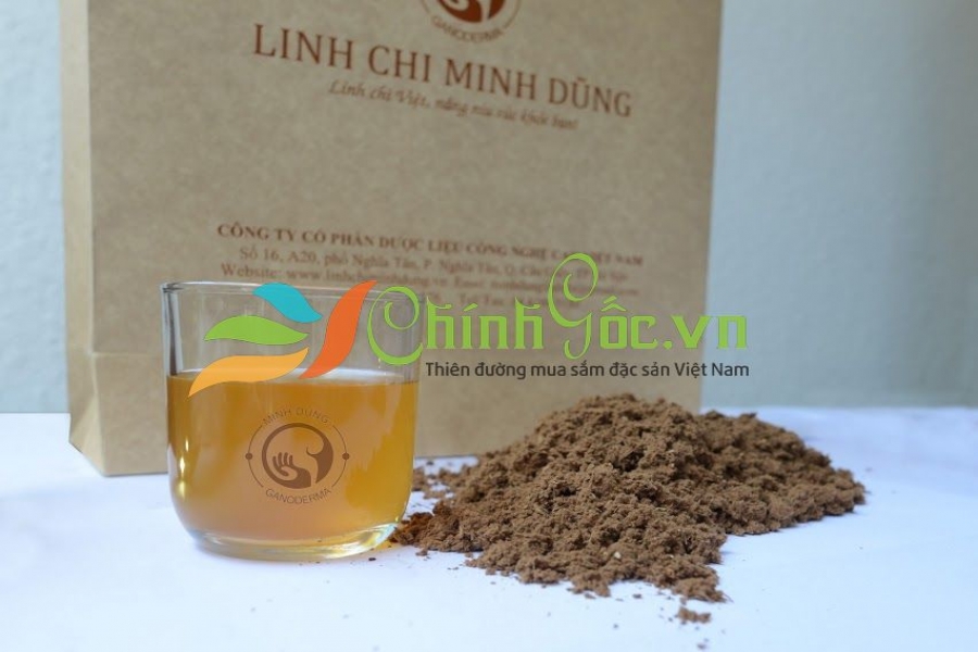 Nấm Linh Chi xay nhuyễn