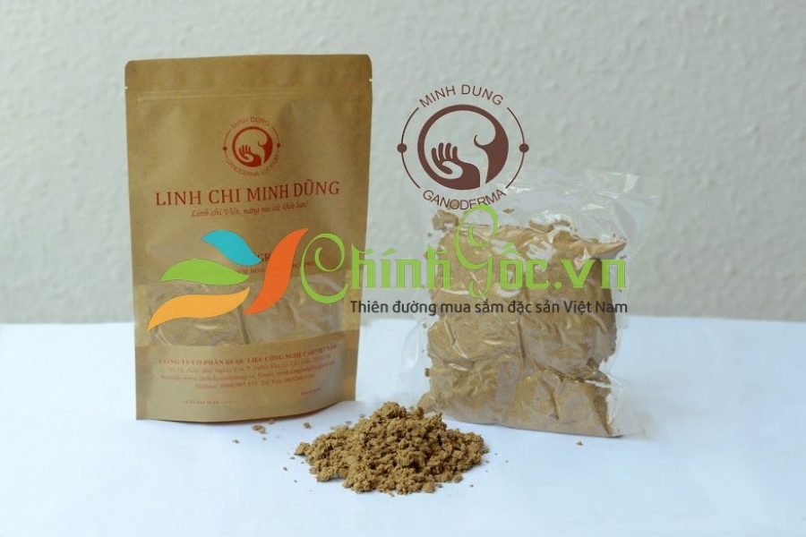 Nấm Linh Chi xay nhuyễn