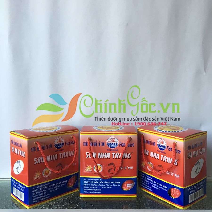 Nước mắm nhĩ 584 Nha Trang 35 độ đạm