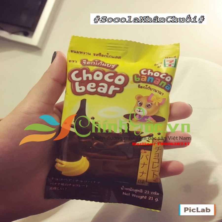 Kẹo socola nhân chuối