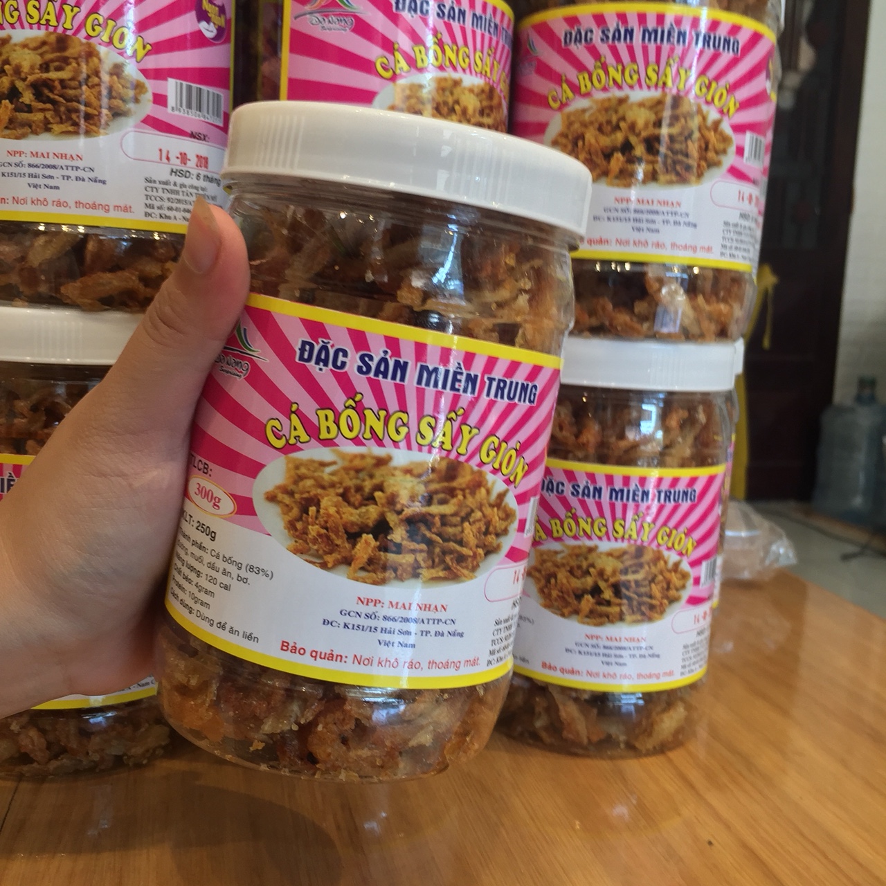 Cá bống sấy giòn