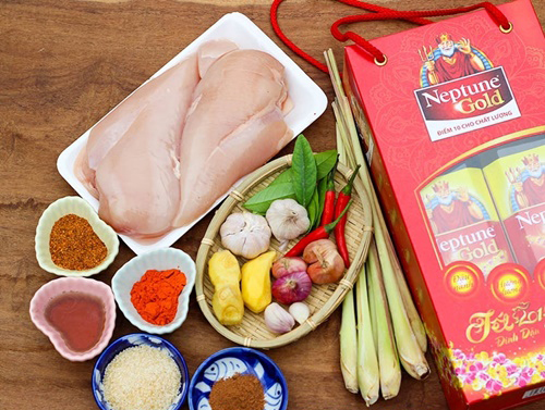 nguyen lieu lam kho ga xe soi