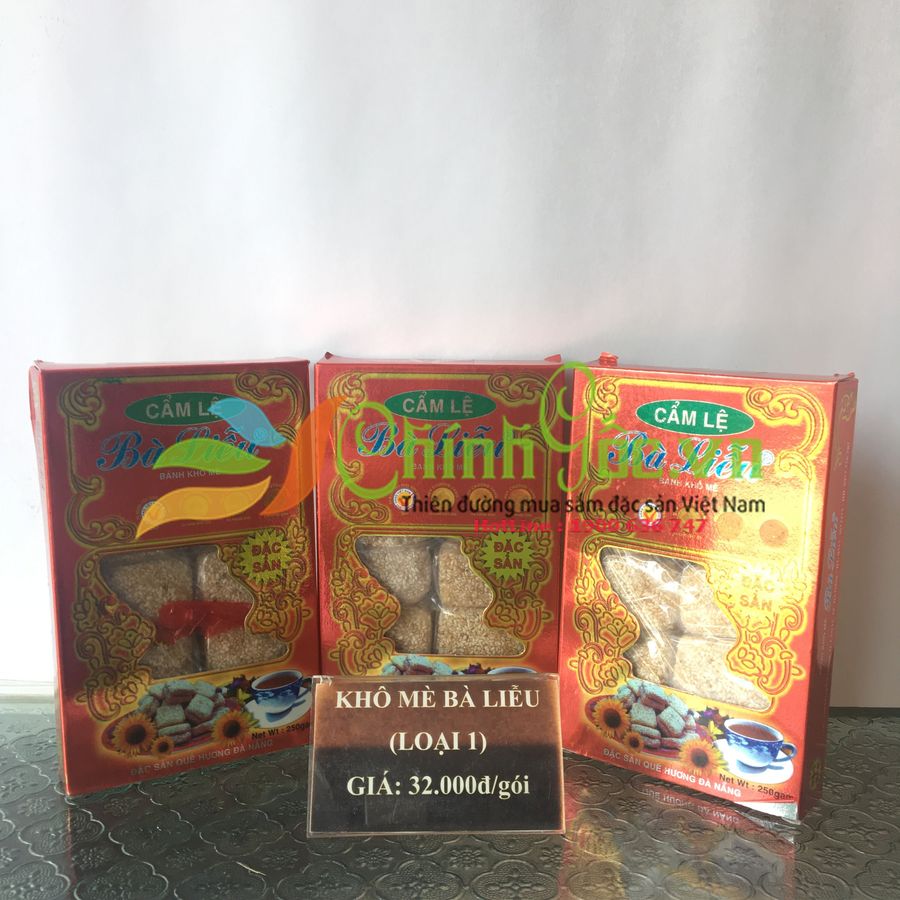 Bánh khô mè Bà Liễu mẹ