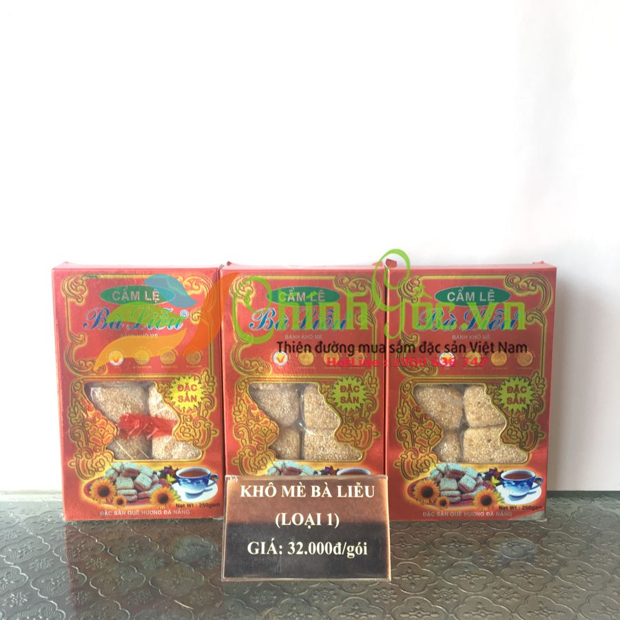 Bánh khô mè Bà Liễu mẹ