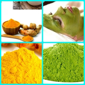 tinh bot nghe va tra xanh dap mat