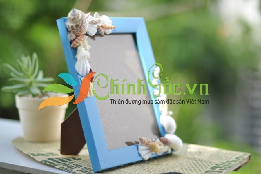 KHUNG ẢNH VỎ SÒ VỎ ỐC (13×18) KA28