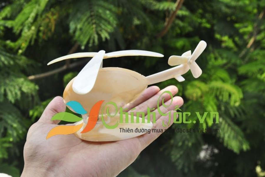 MÁY BAY TRỰC THĂNG ỐP TRAI VÀNG & VỎ ỐC 
